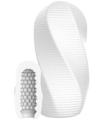 Medium Masturbator Swirl White
