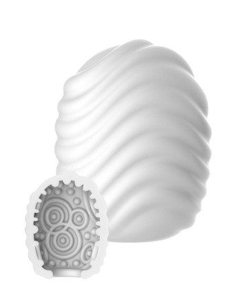 Mini Masturbator Wave White