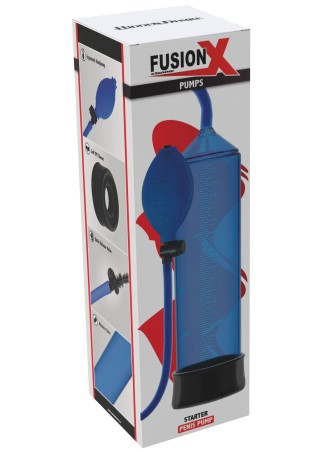 Starter Penis Pump - Niebieska Pompka Erekcyjna