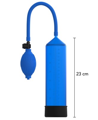 Starter Penis Pump - Niebieska Pompka Erekcyjna