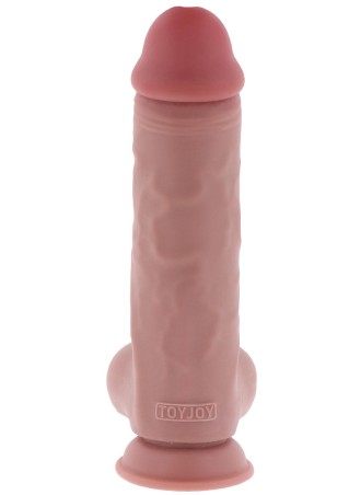 Deluxe Dual Density Thick Dildo TPE 25 cm