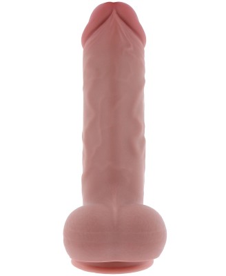 Deluxe Dual Density Thick Dildo TPE 25 cm