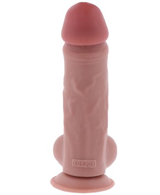 Deluxe Dual Density Thick Dildo TPE 23 cm
