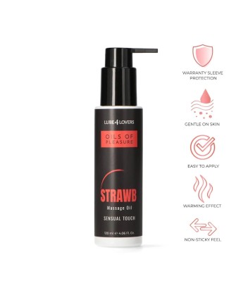 Oils of Pleasure – Strawberry Massage Oil 120 ml