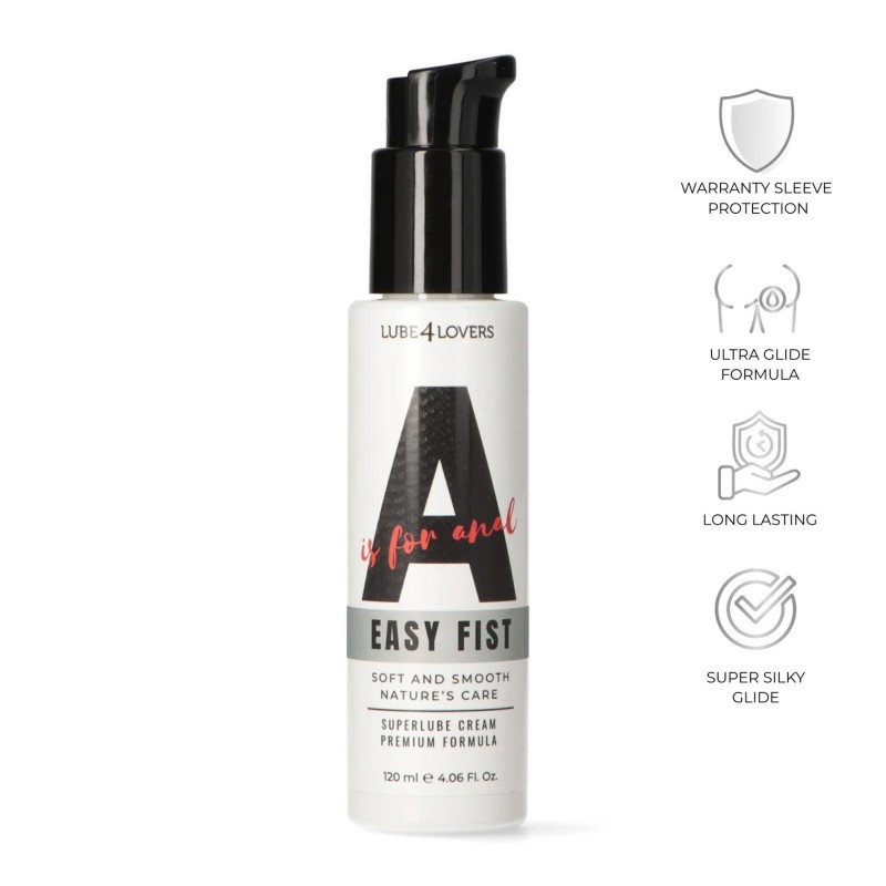 A is for Easy Fist – Creamy Anal Lubricant 120 ml