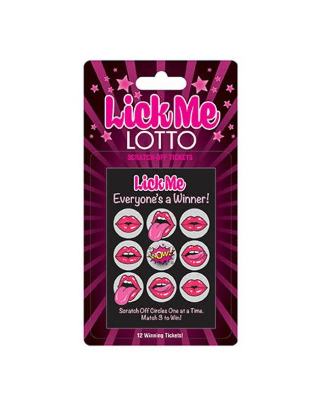 Lick Me Lotto – 12 unique tickets