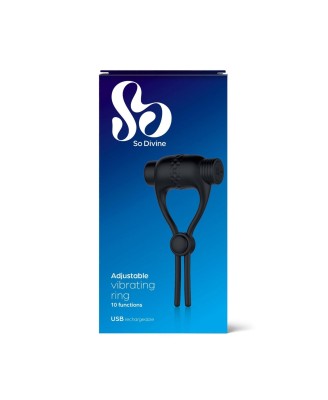 Adjustable Vibrating Cock Ring