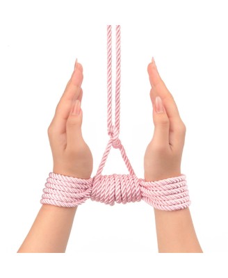 Rebellion Reign Silky Bondage Rope - Różowy Sznur do Bondage