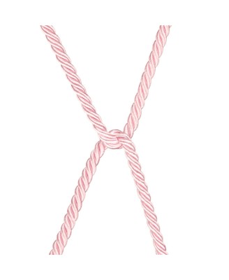 Rebellion Reign Silky Bondage Rope - Różowy Sznur do Bondage