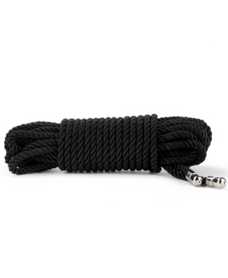 Rebellion Reign Ebony Silky Bondage Rope - Czarny Sznur do Bondage