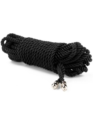Rebellion Reign Ebony Silky Bondage Rope - Czarny Sznur do Bondage