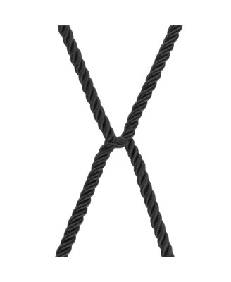 Rebellion Reign Ebony Silky Bondage Rope - Czarny Sznur do Bondage