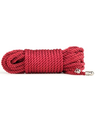 Rebellion Reign Crimson Silky Bondage Rope - Czerwony Sznur do Bondage