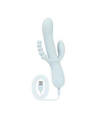 Good Vibes Only - Sage - Triple Stimulation Vibe - Blue