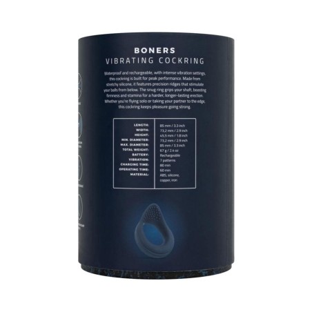 Boners - Vibrating Cock Ring with Perineum Stimulation