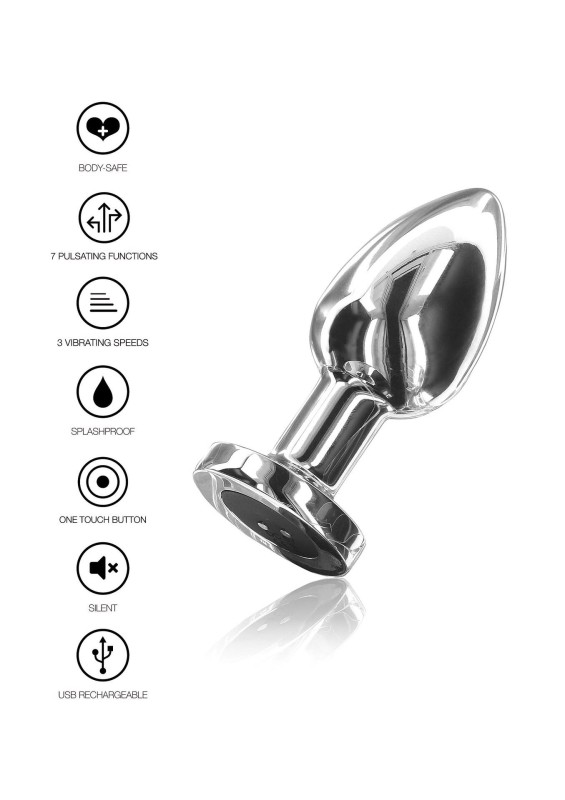 Buttplug Vibr. Small Silver
