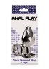 Disco Diamond Plug Large Silver