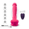 Silexd Model 1 8" - Realistyczne Dildo z Wibratorem na Pilota 20 cm - Róż