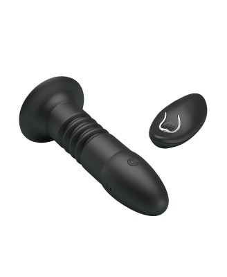 MR PLAY - VIBRATING ANAL PLUG - Wibrujący Korek Analny na Pilota - 4 poziomy