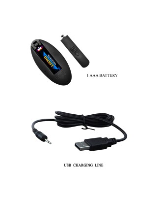 MR PLAY - VIBRATING ANAL PLUG - Wibrujący Korek Analny na Pilota - 4 poziomy