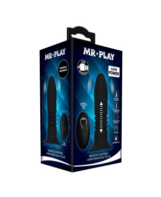 MR PLAY - VIBRATING ANAL PLUG - Wibrujący Korek Analny na Pilota - 4 poziomy