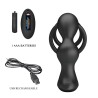 MR PLAY - VIBRATING ANAL PLUG with RING - Remote Control 12 functions