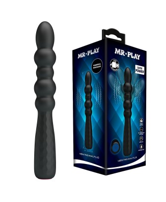 MR PLAY - VIBRATING ANAL PLUG - Bendable 12 functions