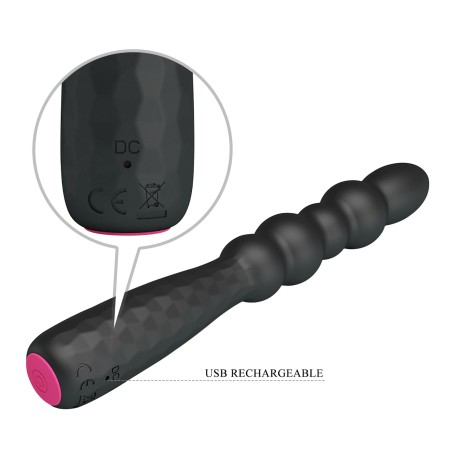 MR PLAY - VIBRATING ANAL PLUG - Bendable 12 functions
