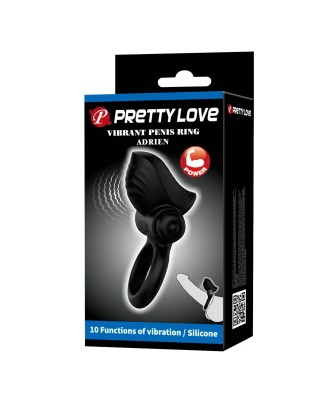 PRETTY LOVE - Vibrate Penis Ring ADRIEN 10 functions
