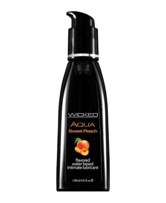 WICKED AQUA SWEET PEACH FLAVORED 120ML