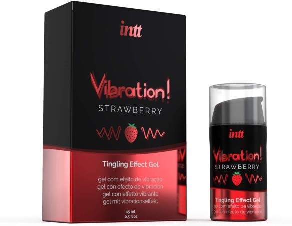 Vibration Strawberry | Lubrykant truskawkowy 15ml