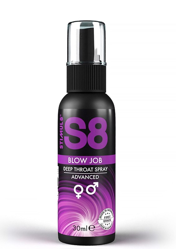 S8 Deep Throat Spray - Naturalny Spray do Gardła - Znieczulający - 30ml
