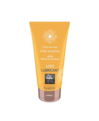 Żel- SHIATSU Love lubricant edible White tea & Peach