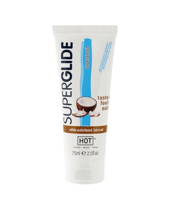 Żel-HOT Superglide COCONUT- 75ml edible lubricant waterbased