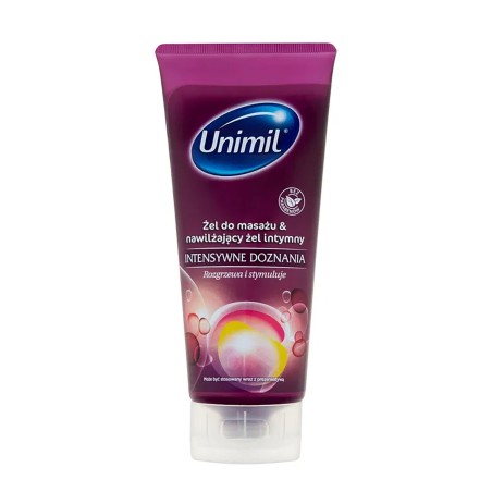 UNIMIL Intense Sensations Massage Gel 200ml Tube