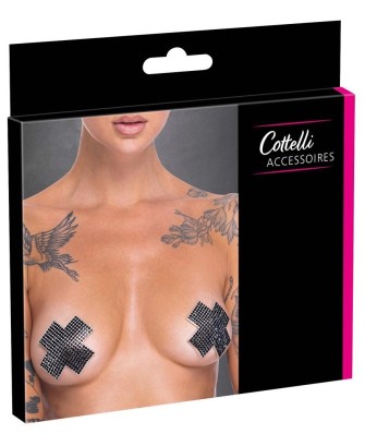 Nipple Jewellery cross black