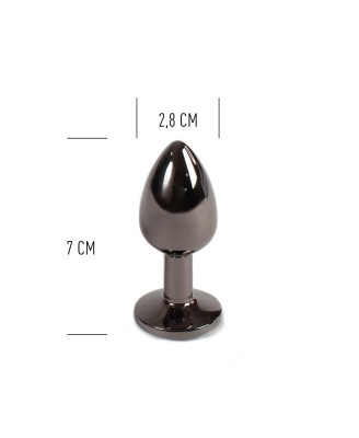 GUNMETAL BUTT PLUG