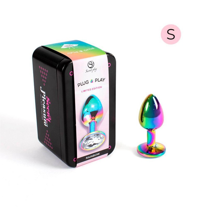 RAINBOW METAL BUTT PLUG