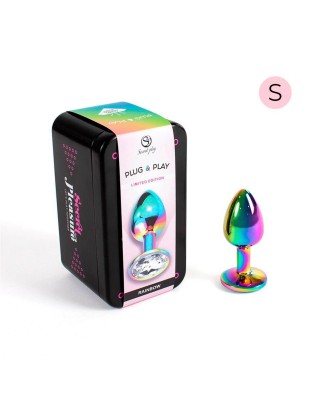 RAINBOW METAL BUTT PLUG