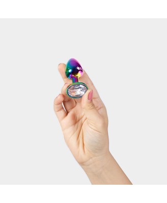 RAINBOW METAL BUTT PLUG