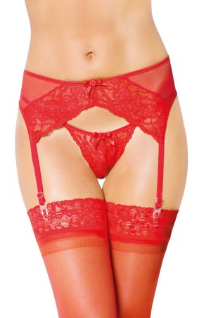Garterbelt 3317 - red S/M
