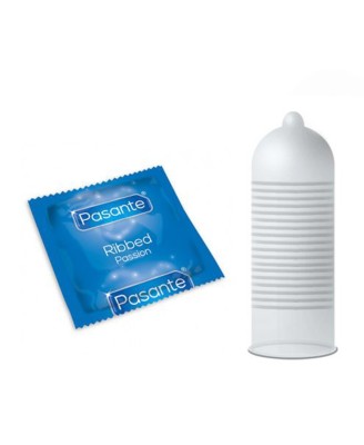 Pasante Ribbed/Passion Condoms Bulk Packs 144 pcs