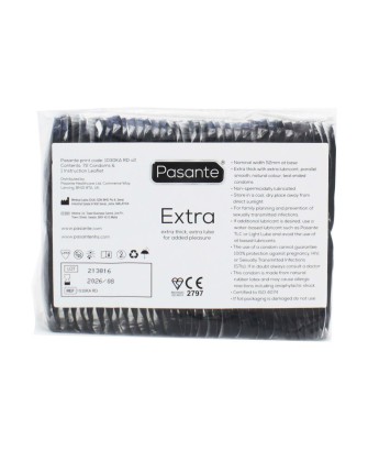 Pasante Extra Condoms Bulk Packs 144 psc