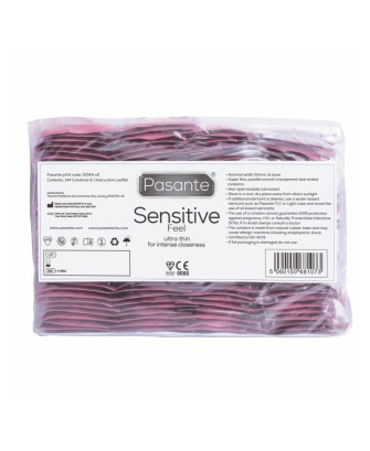 Pasante Sensitive/Feel Condomsl Bulk Packs 144 pcs