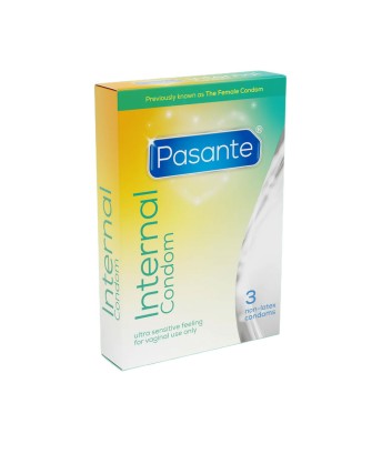 Pasante Internal Condoms 3 pcs
