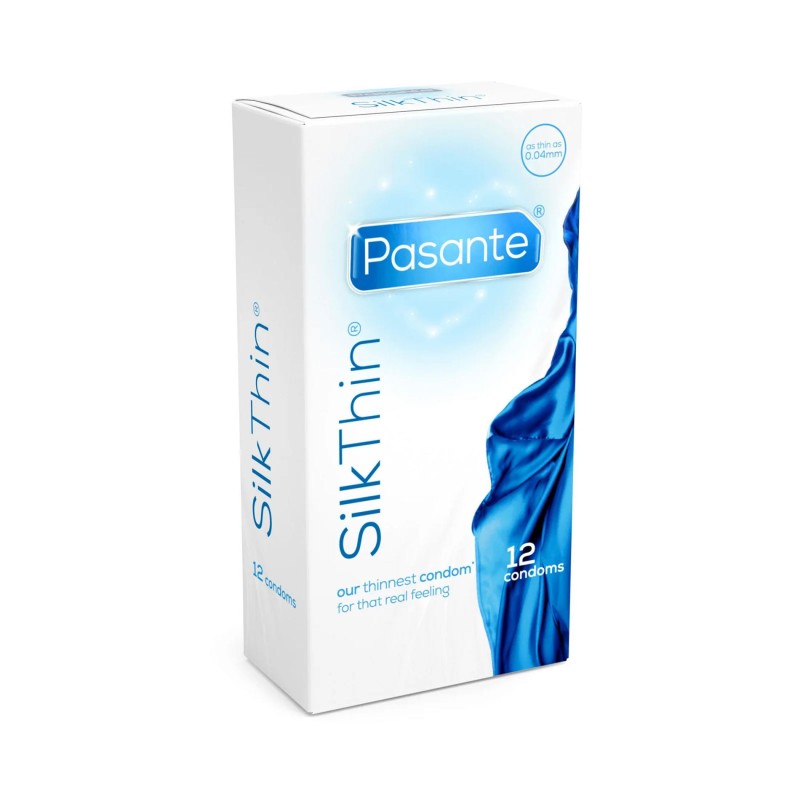 Pasante Silk Thin - Prezerwatywy Ultra Cienkie - 12 szt