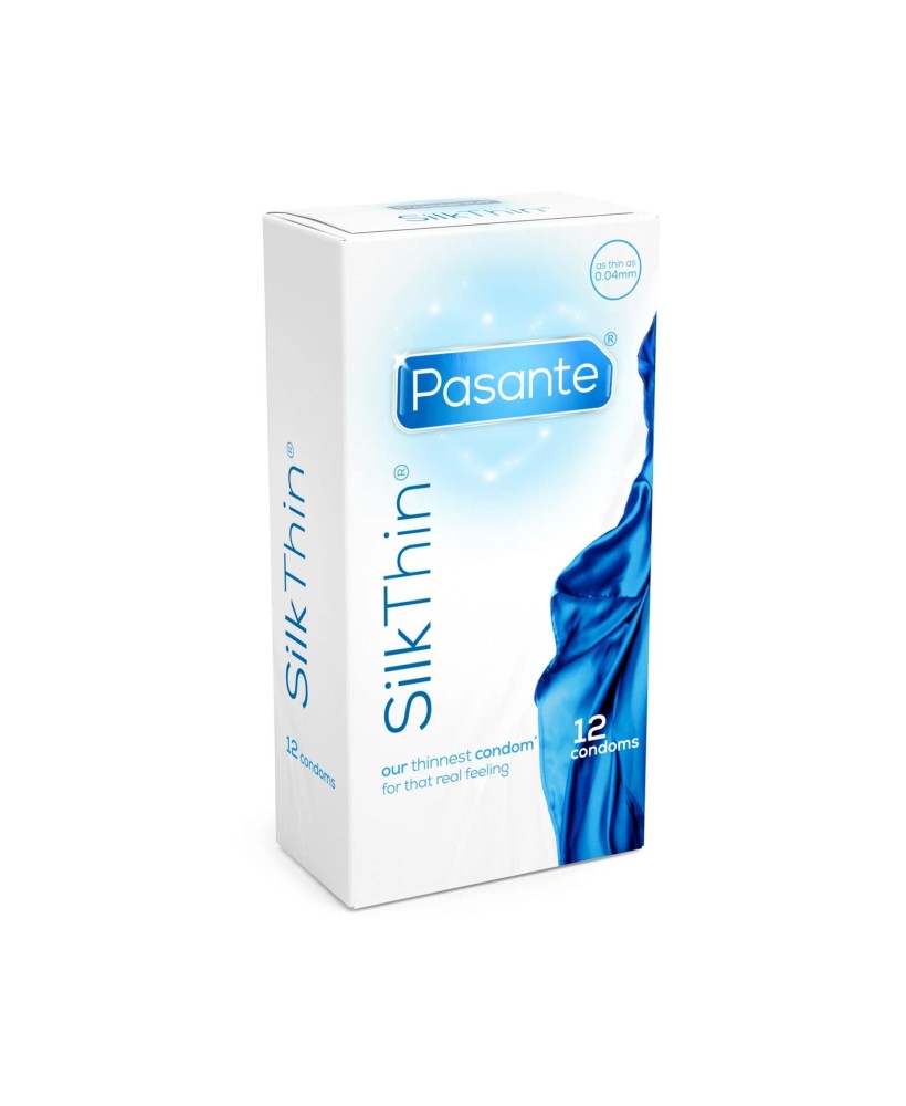 Pasante Silk Thin - Prezerwatywy Ultra Cienkie - 12 szt