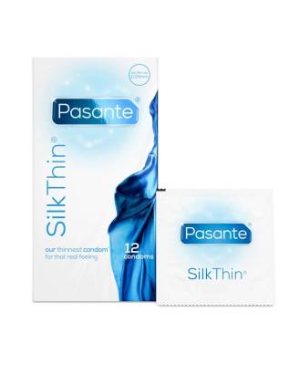 Pasante Silk Thin - Prezerwatywy Ultra Cienkie - 12 szt