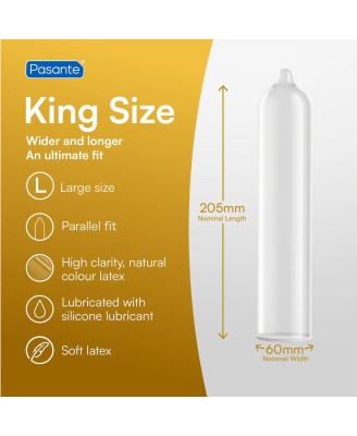 Pasante King Size Condoms 12 pcs