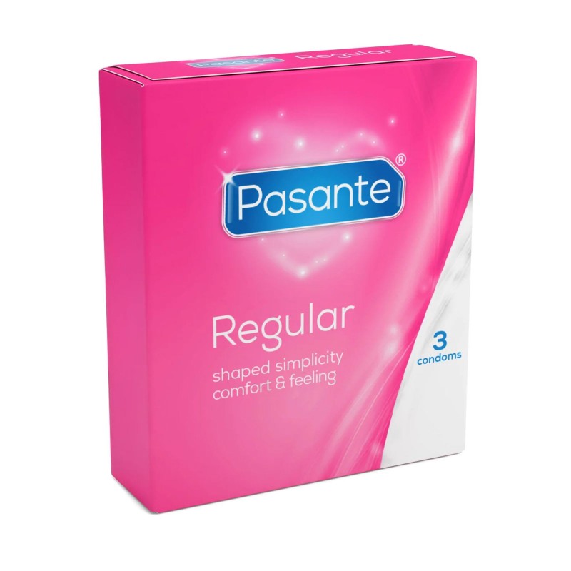 Pasante Regular Condoms  3 pcs